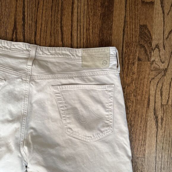 AG Adriano Goldschmied Jeans Mens 38 X34 Ivory The Graduate Tailored Leg Pants - Picture 4 of 5